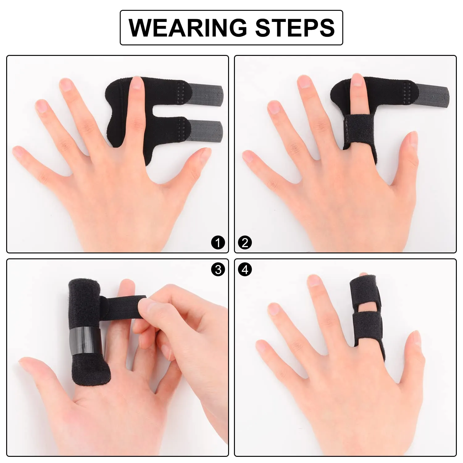 2 Pack Finger Splint Support