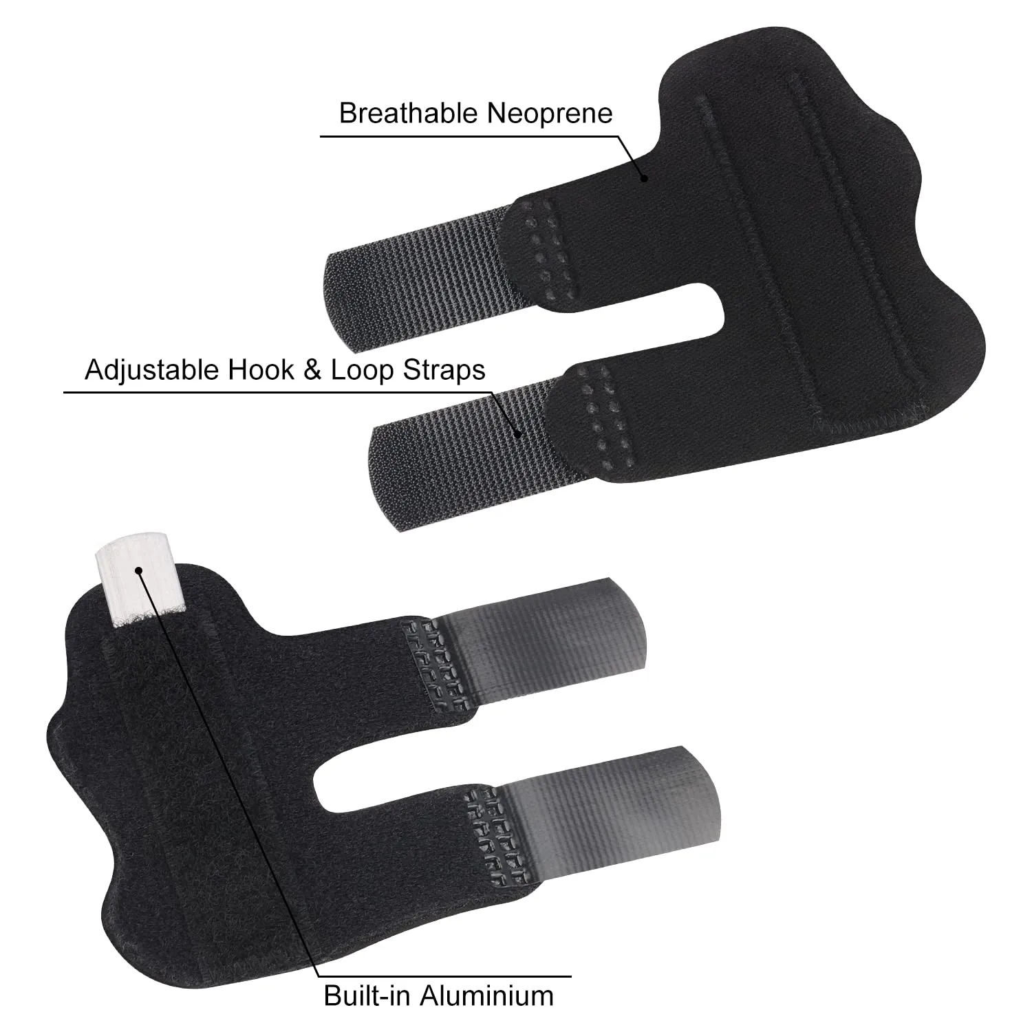 2 Pack Finger Splint Support