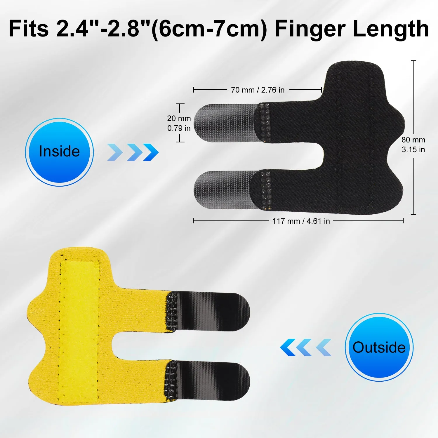 2 Pack Finger Splint Support