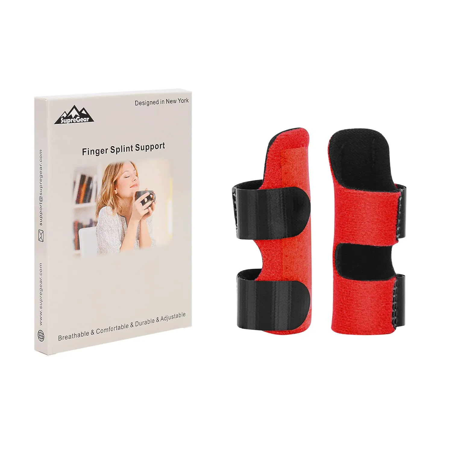 2 Pack Finger Splint Support