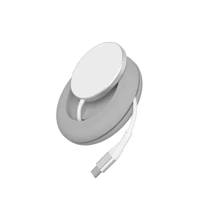 5ft Magnetic Charging Cable compatible with MagSafe® and Smart Management - Sky Grey