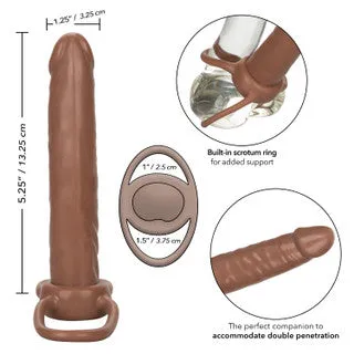 Accommodator Dual Penetrator Dildo Cock Ring