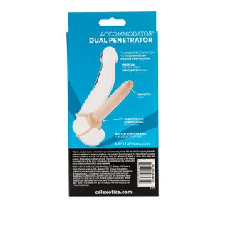 Accommodator Dual Penetrator Dildo Cock Ring