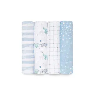 aden   anais Muslin Swaddles - Rising Star - 4 Pack