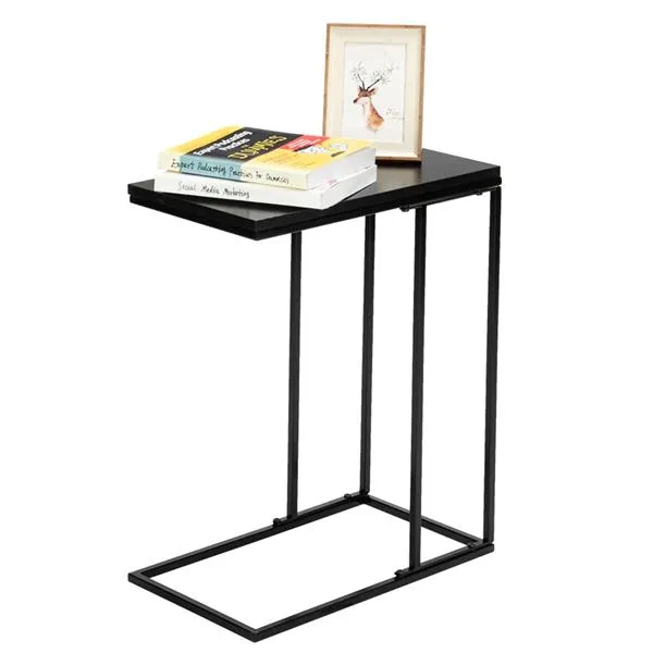 ALICIAN L Side Table for Living Room Bedroom Assemble Side Table Black