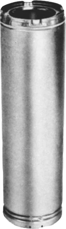 AmeriVent 8HS-12 Chimney Pipe, 11 in OD, 12 in L, Galvanized Stainless Steel :EA: QUANTITY: 1