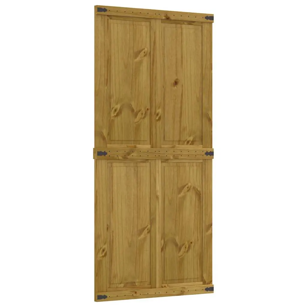 Barn Door CORONA 90x210 cm Solid Wood Pine