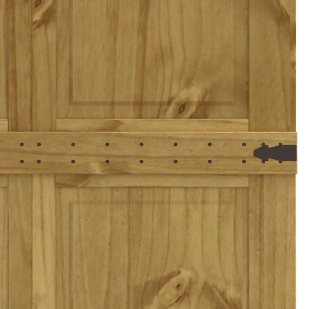 Barn Door CORONA 90x210 cm Solid Wood Pine