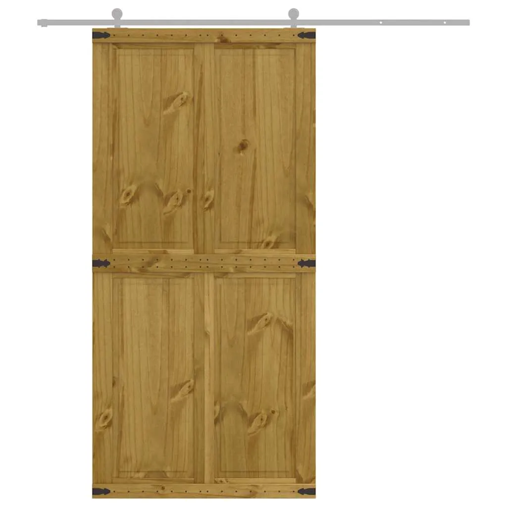 Barn Door CORONA 90x210 cm Solid Wood Pine