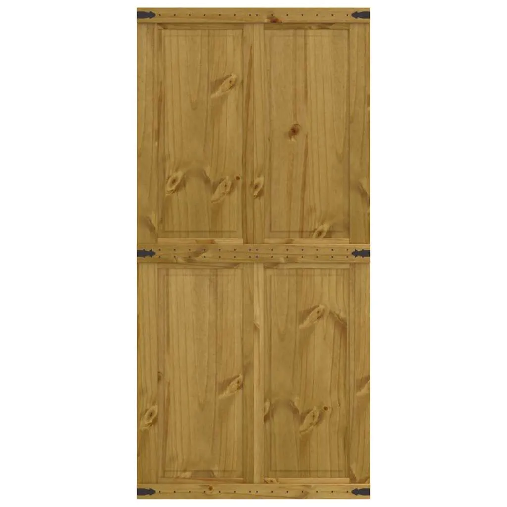 Barn Door CORONA 90x210 cm Solid Wood Pine