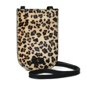 Bell & Fox Kala Mobile Phone Crossbody Bag-Leopard Pony