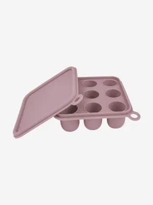 Bloom Bambini Silicone Baby Freezer Cube Trays with Cover in Purple