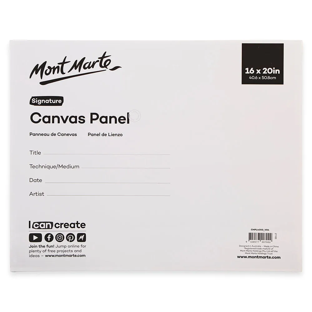 Canvas Panel Signature 1pc 40.6 x 50.8cm (16 x 20in)