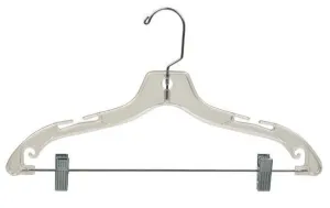 Combo Hangers (Ladies Suit) Clear/crystal Plastic