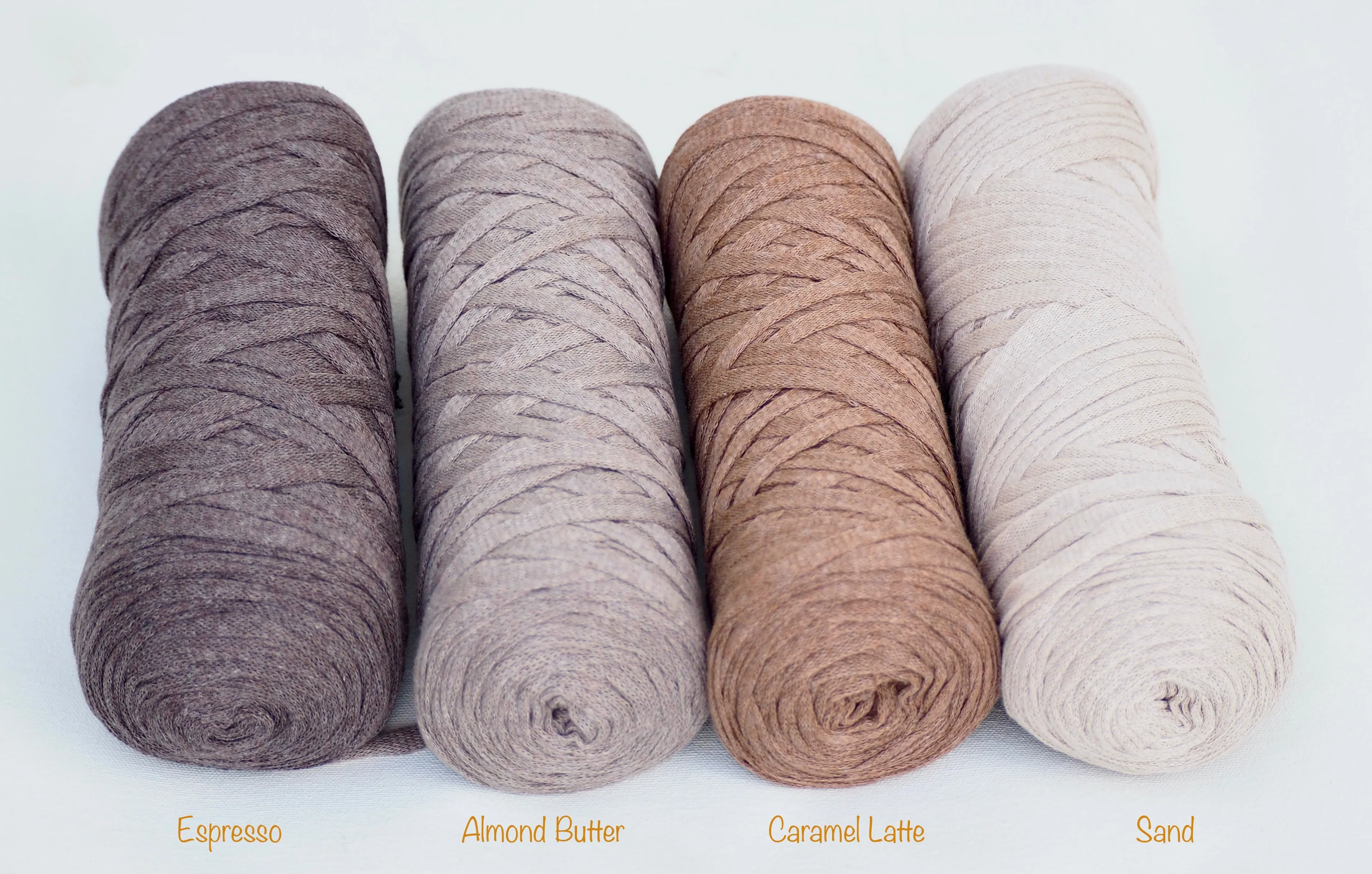 Cotton Ribbon Cord - 6mm - Almond Butter ♻️