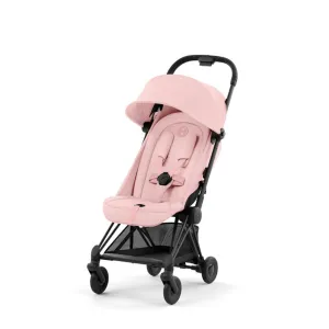 Cybex COYA in Matt Black Peach Pink