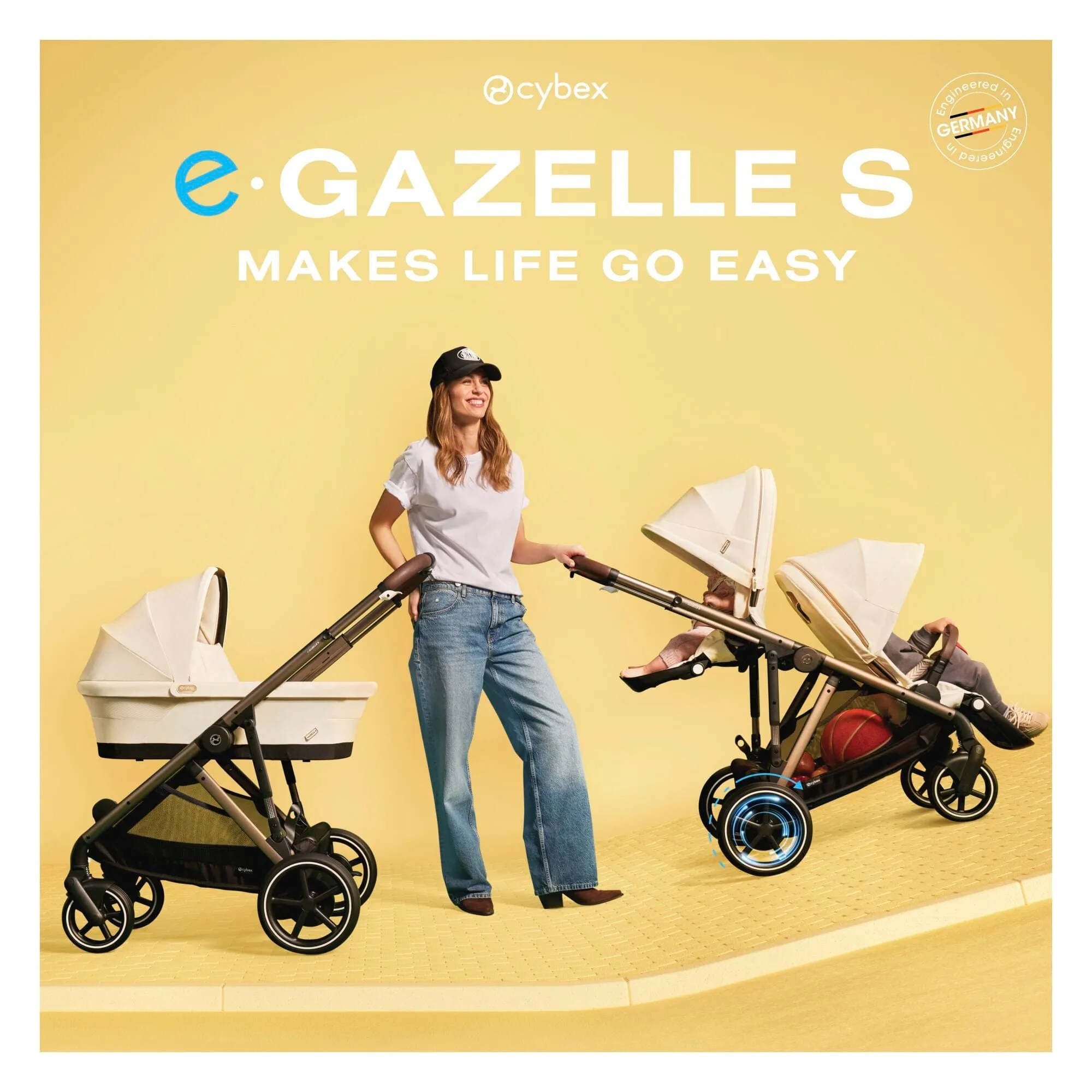 Cybex eGazelle S Pram in Stormy Blue