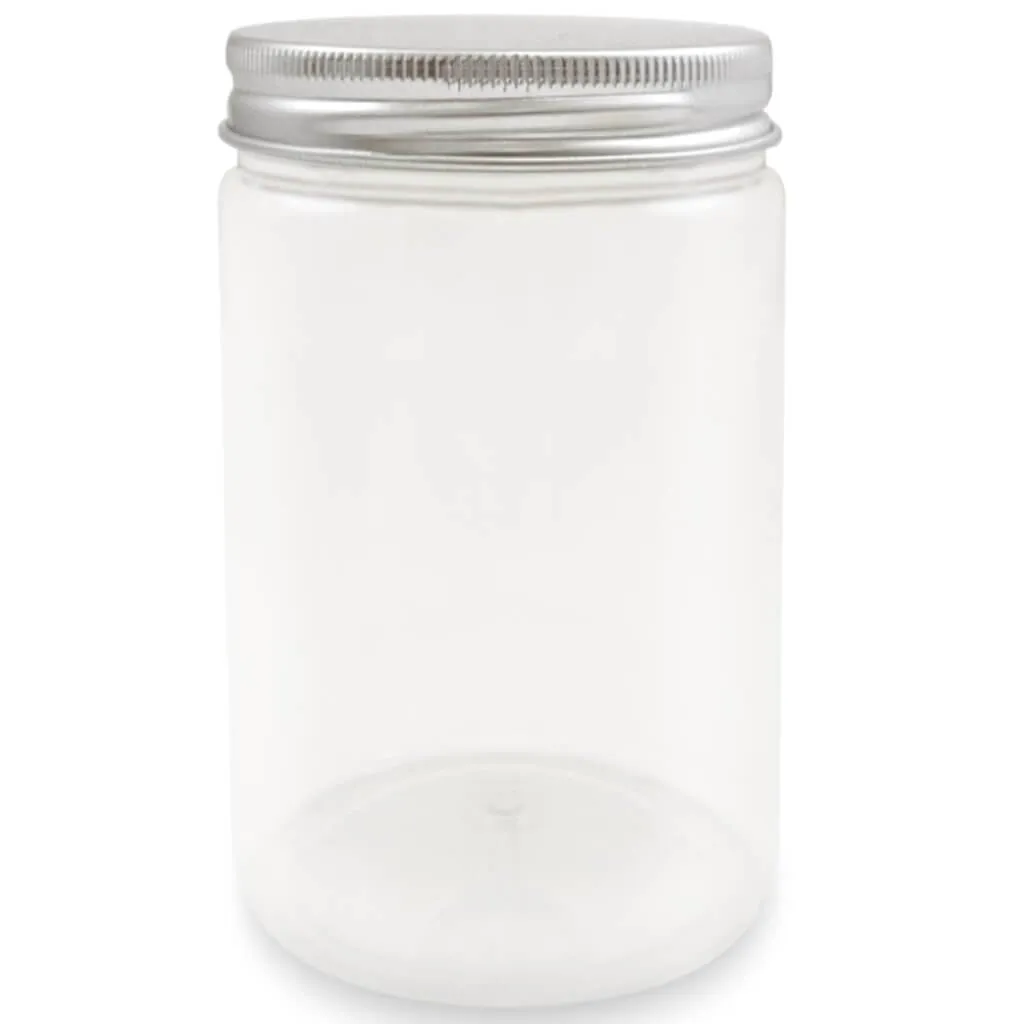 DIY Wide-Mouth Jar with Alum Screw-Top 8.5 x 10cm 480ml