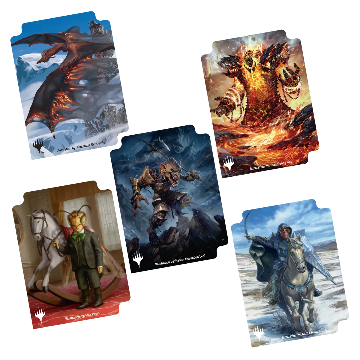 Dominaria United Emblems and Tokens Card Deck Divider Pack for Magic: The Gathering