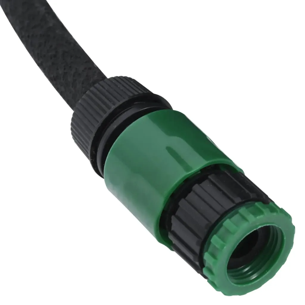 Efficient Irrigation with vidaXL 50m Garden Soaker Hose - Durable Black Rubber for Home & Commercial Use