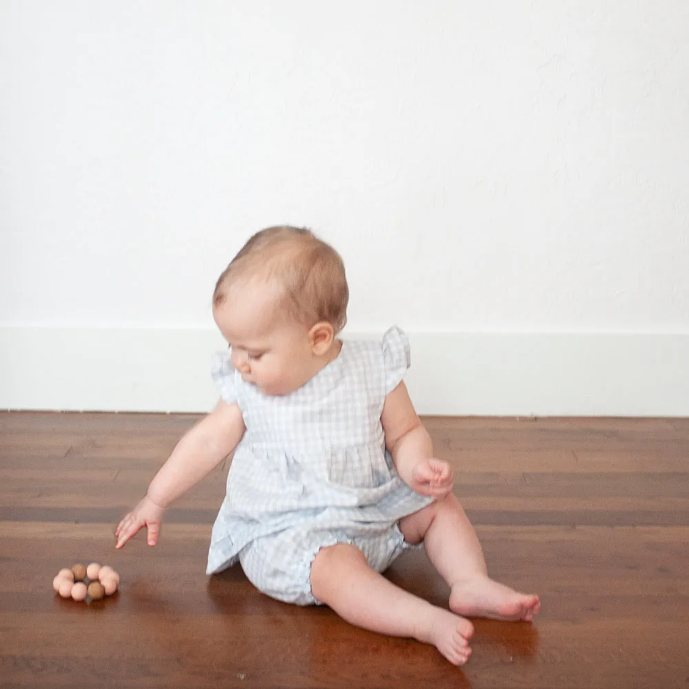 Flutter Tunic | Mist Gingham