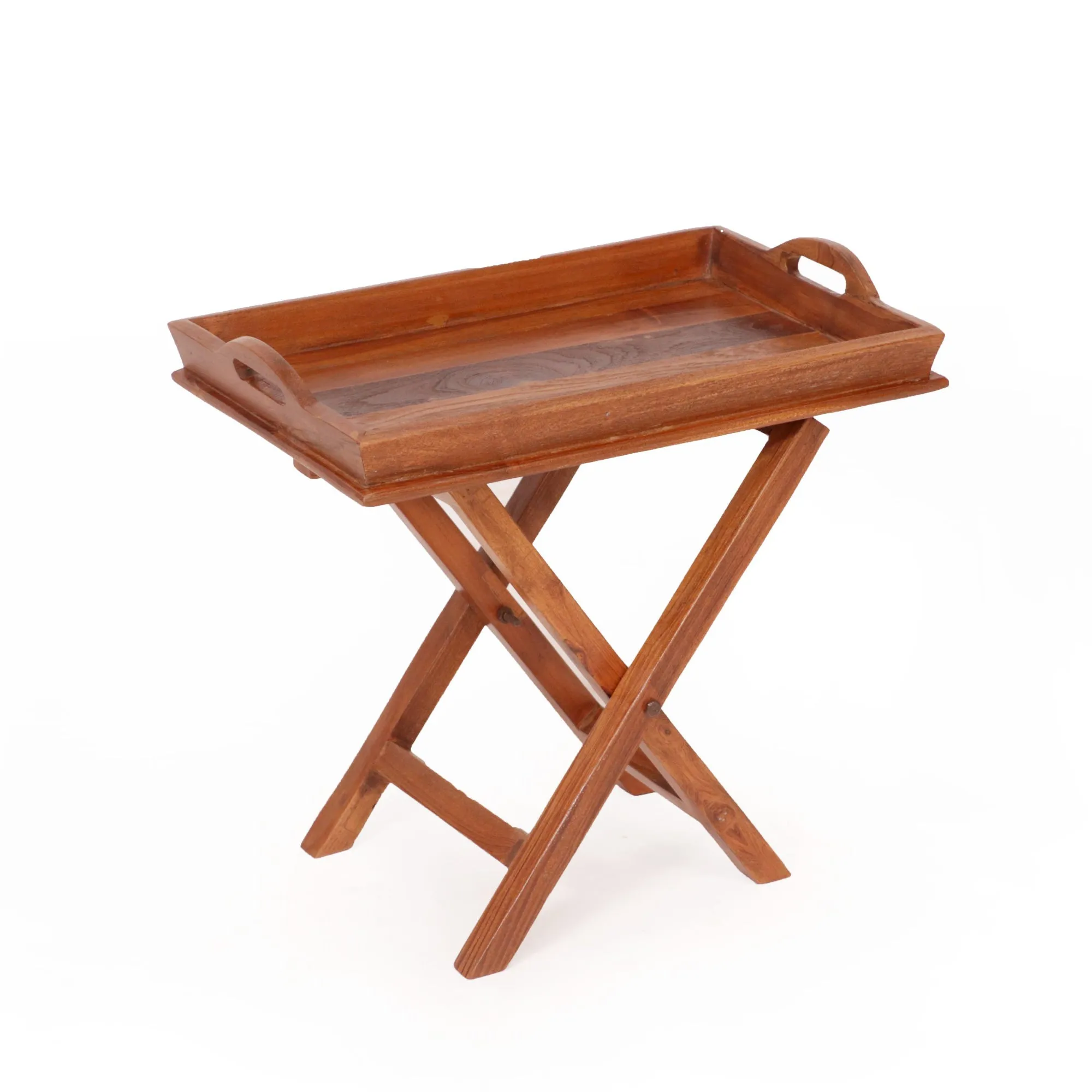 Folding Wooden Tray Table