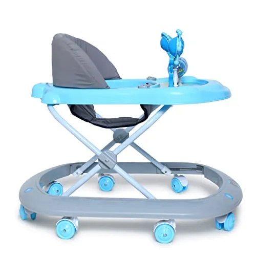 Funride Baby Walker 9 Months   Herby Foldable Activity Walker with Adjustable Height for Boys and Girls