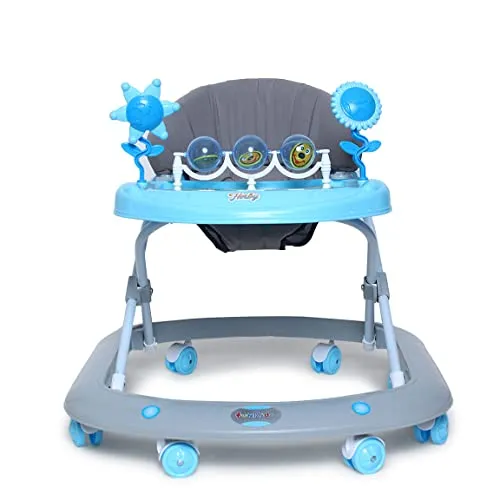 Funride Baby Walker 9 Months   Herby Foldable Activity Walker with Adjustable Height for Boys and Girls