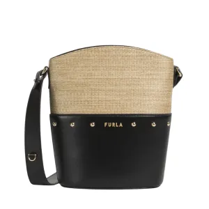 Furla Share Mini Bucket Bag - Deserto   Nero