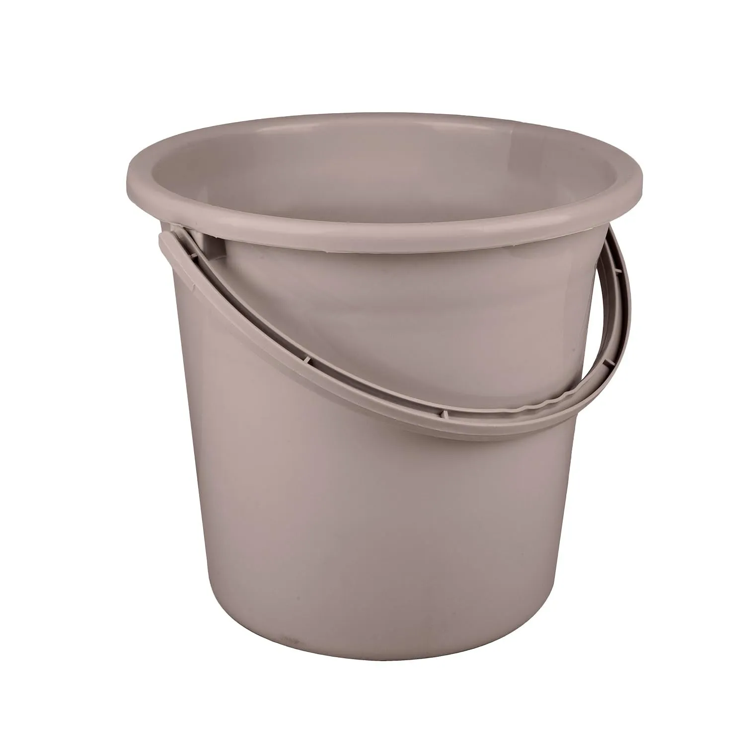 Heart Home Bucket | Plastic Bucket for Bathroom | Strong Bathroom Bucket | Bucket for Bathing | Water Storage Bucket | Bathroom Bucket | Plain Bucket | 18 LTR | Brown