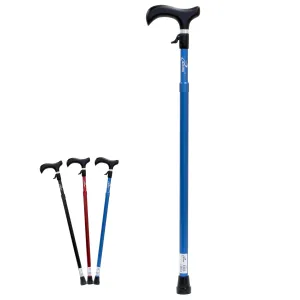 iLiving One-Touch Walking Cane for Women, Men, Seniors – IntuiTrigger One-Hand Operation, Adjustable Height and Sturdy, Lightweight Frame for Comfort, For Mobility, Balance and Rehab, Multiple Colors