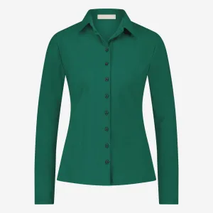 Kikkie Blouse Technical Jersey | Green