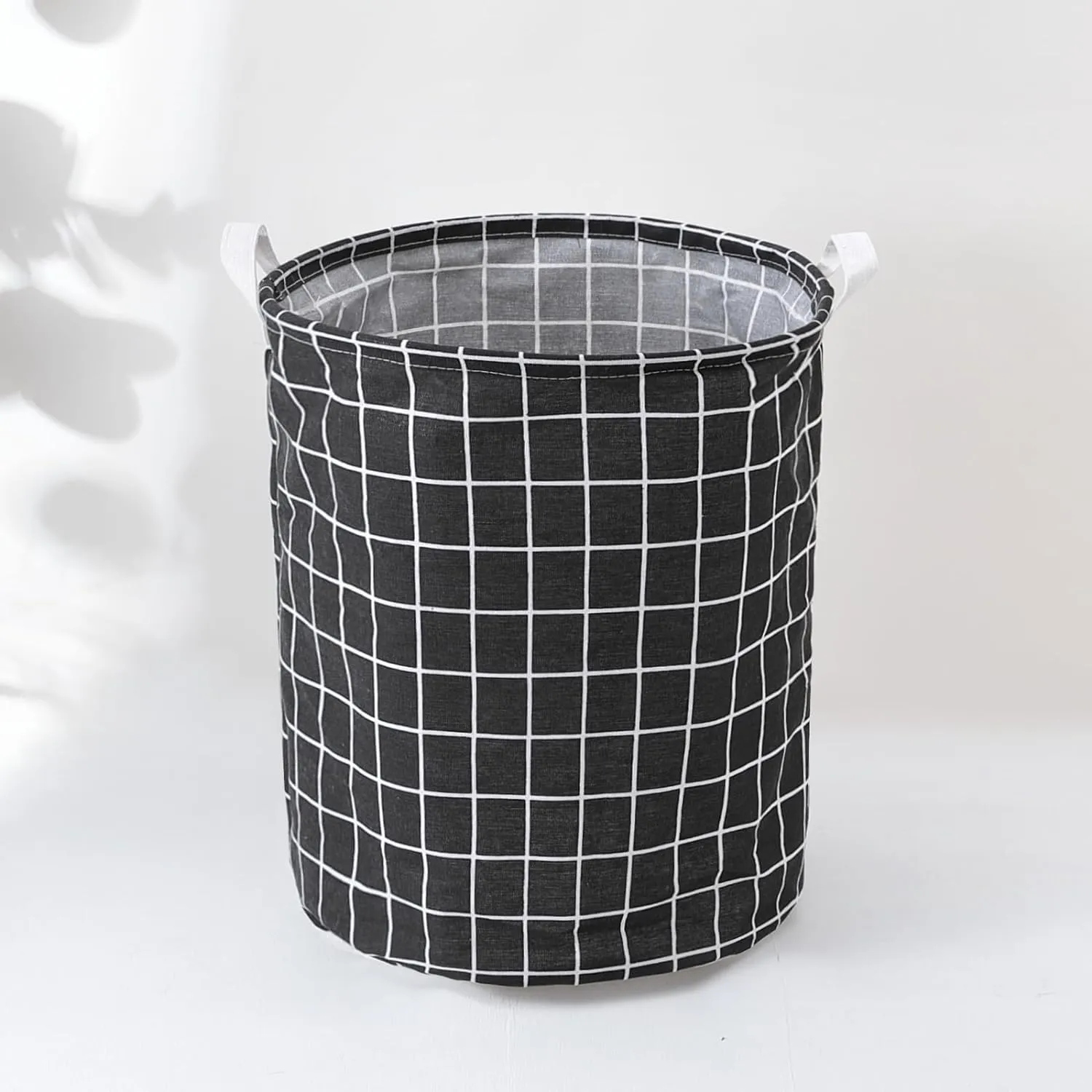 Kuber Industries Laundry Basket For Clothes|Foldable Laundry Hamper|Basket For Toys, Dirty clothes, Storage "45 LTR"-Pack of 5 (Black)