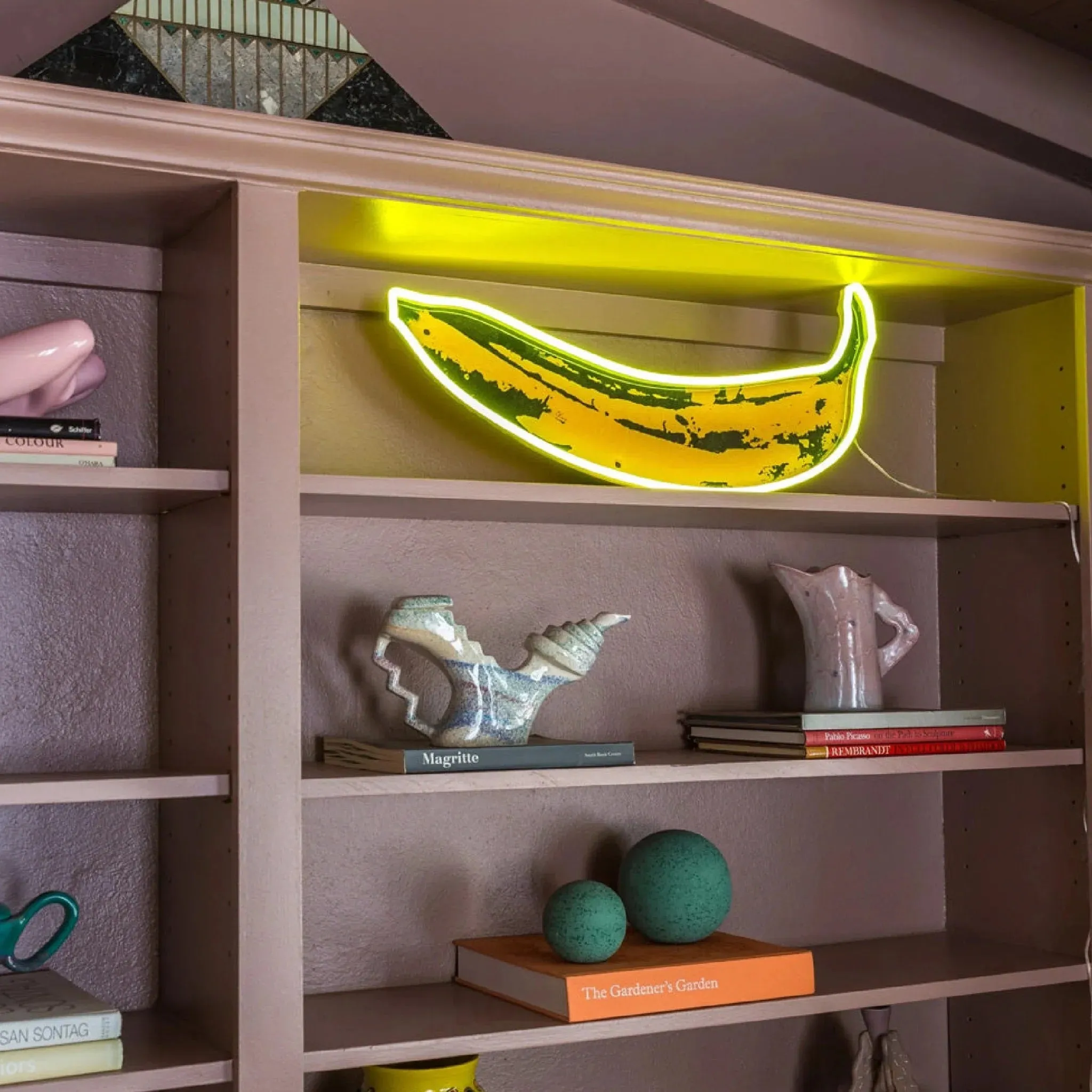 LED Neon Art Work Banana by Andy Warhol