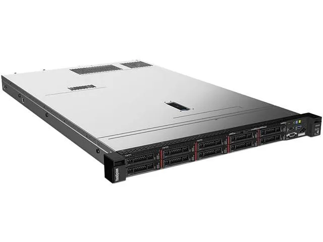 Lenovo Thinksystem Sr630 7X02 - Server - Rack-Mountable - 1U - 2-Way - 1 X Xeon Silver 4210R / 2.4 Ghz - Ram 32 Gb - Sas