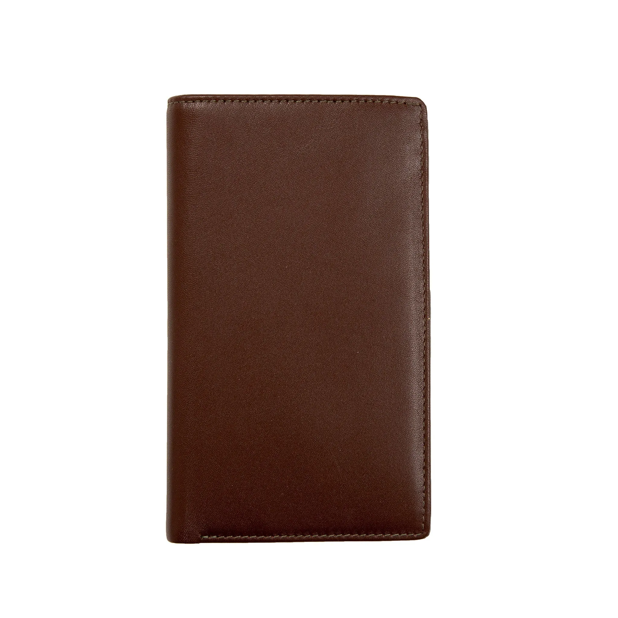 Men's Smooth Nappa Leather Jacket Wallet with RFID Blocking and Window Pocket