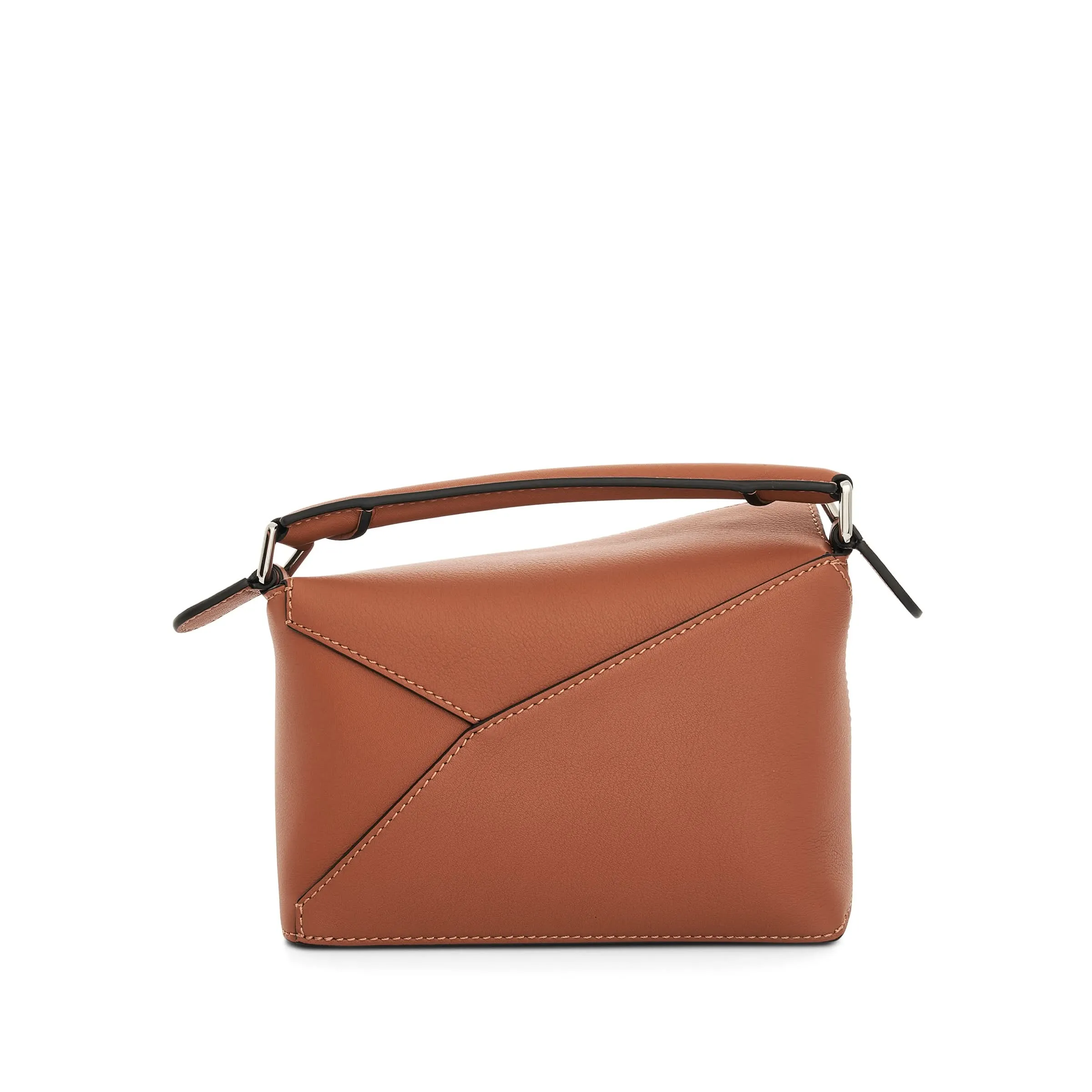 Mini Puzzle Edge Bag in Tan