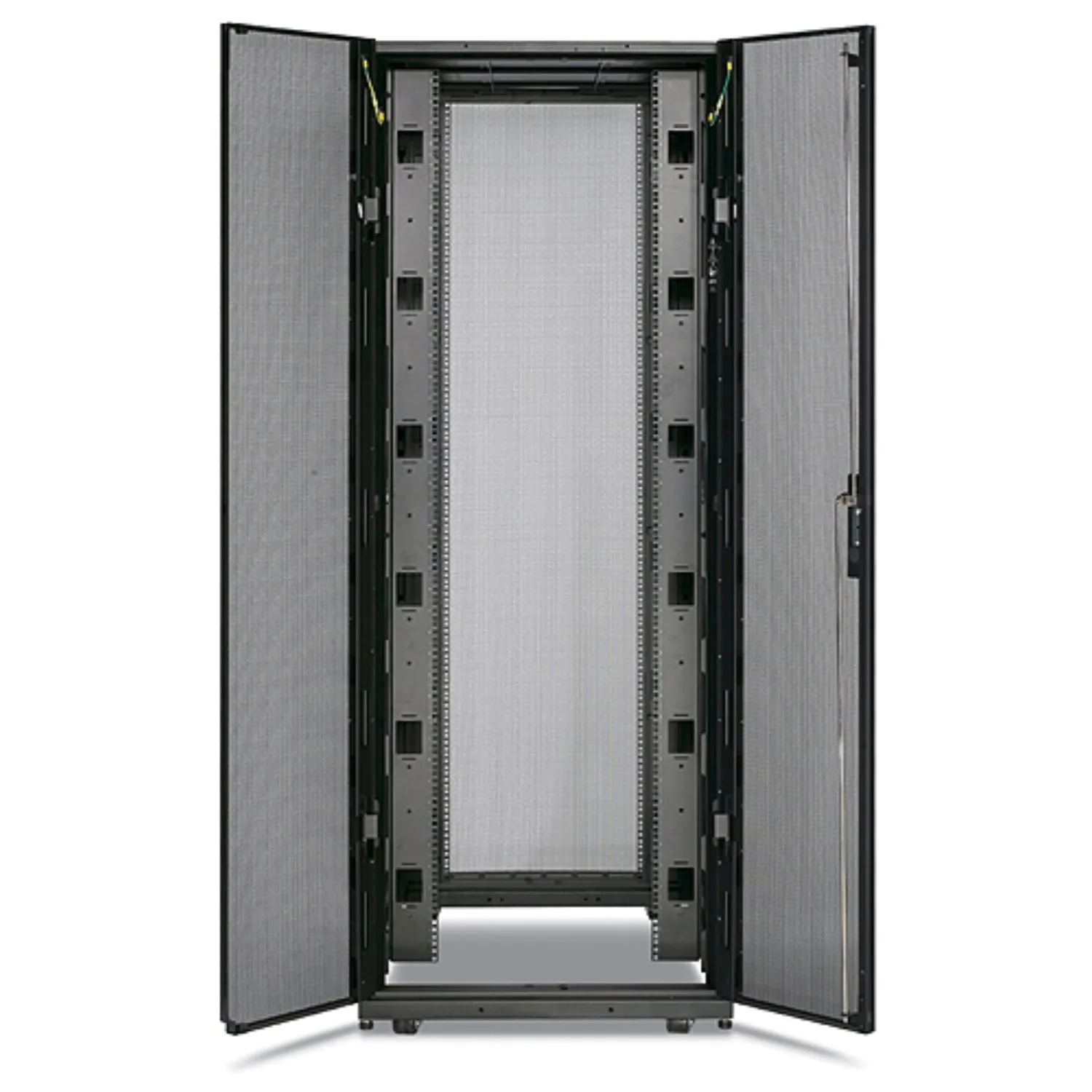 Netshelter Sx 42U 750Mm Wide X 1070Mm Deep Enclosure With Sides Black. Size (Wxdxh: 75 Cm X 107 Cm X 199 Cm) May Require