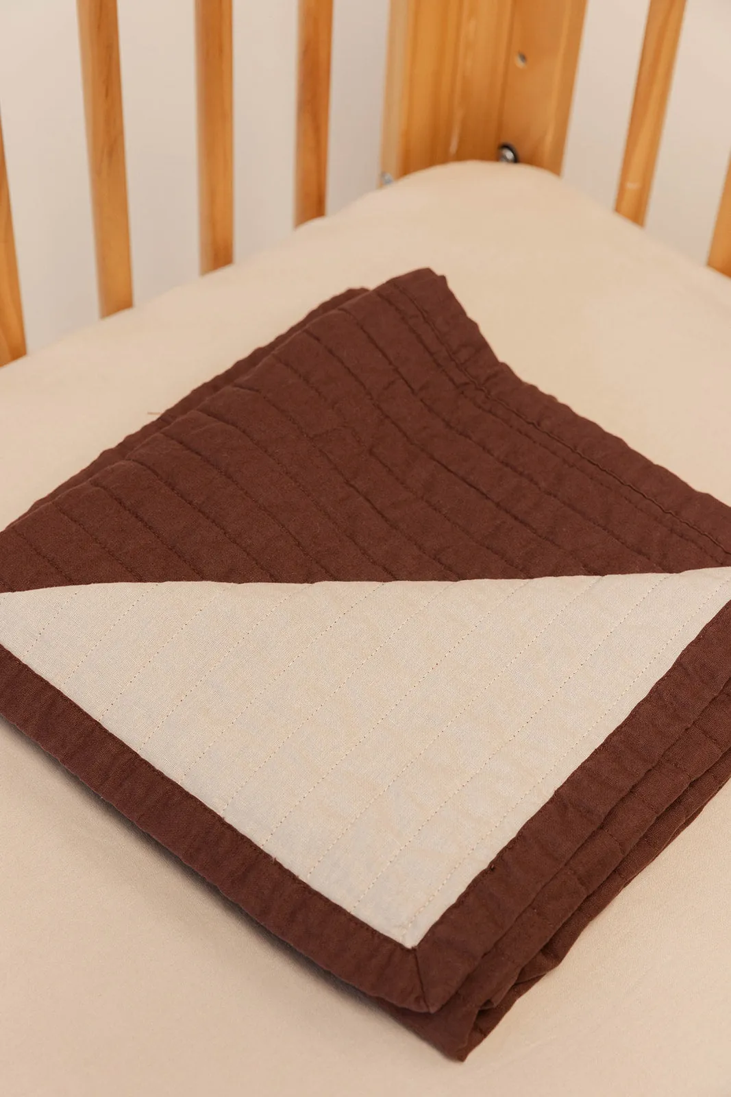 Noddy/Sparrow- Linen Quilted Blanket