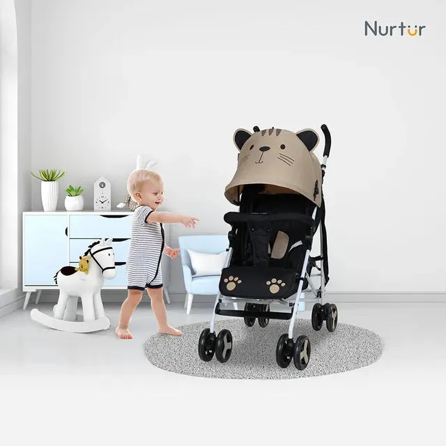 Nurtur Luca Cat Lightweight Stroller (Beige)