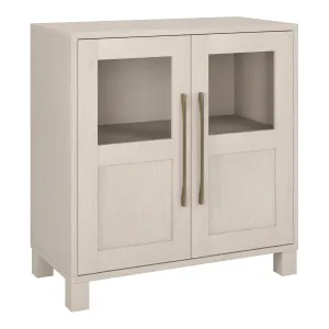 premium Holbrook Rectangular Accent Cabinet, Alder White