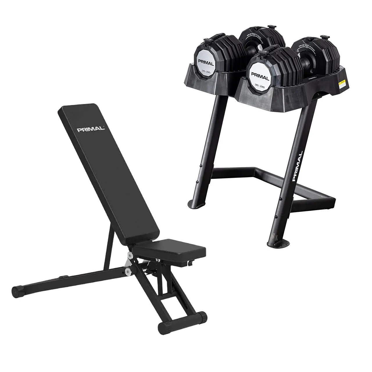 Primal Personal Series 25kg Adjustable Dumbbell Package