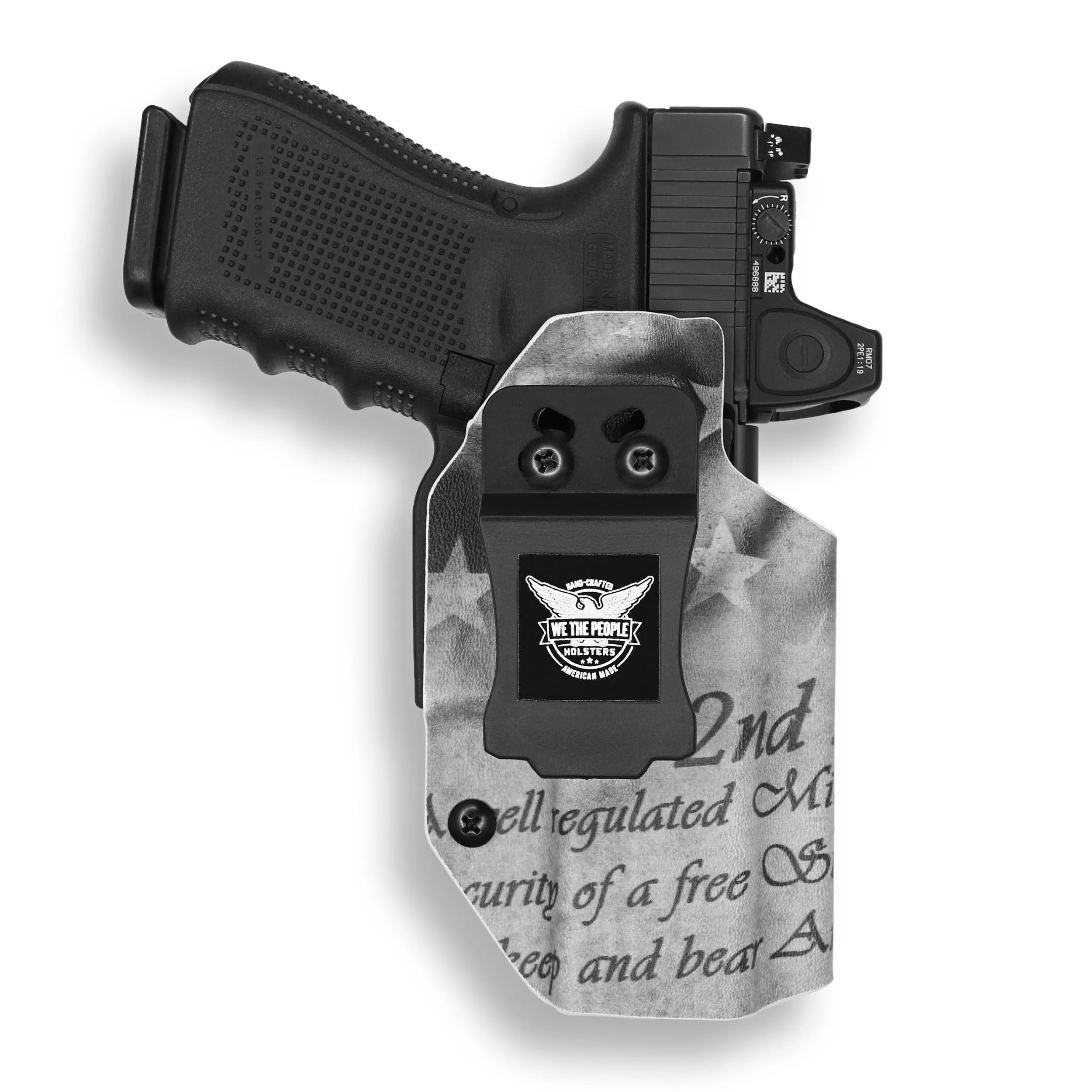 Smith & Wesson M&P / M2.0 4"/4.25" Compact 9/40 Manual Safety with Olight Baldr S Light Red Dot Optic Cut IWB Holster