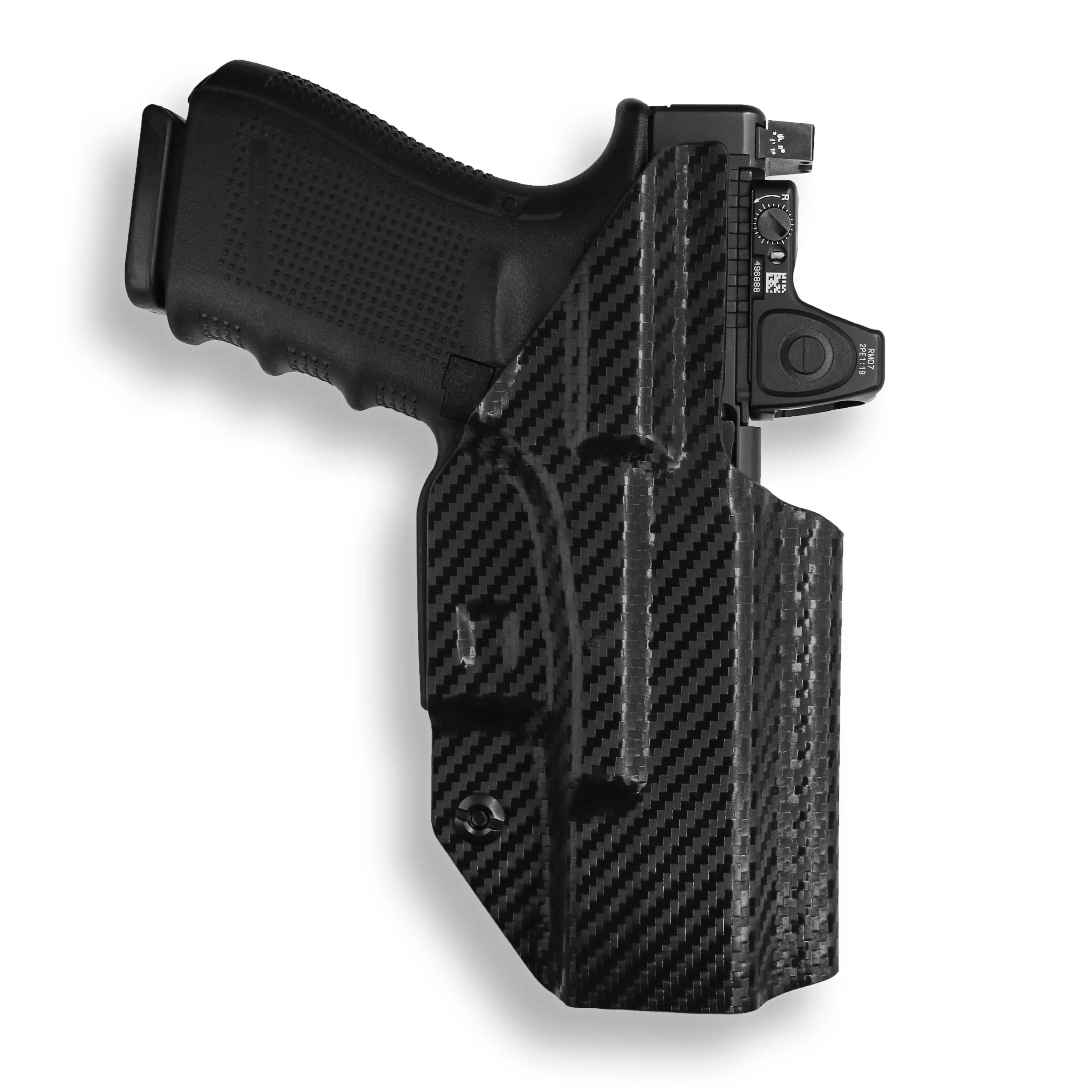 Smith & Wesson M&P / M2.0 4"/4.25" Compact 9/40 Manual Safety with Olight Baldr S Light Red Dot Optic Cut IWB Holster