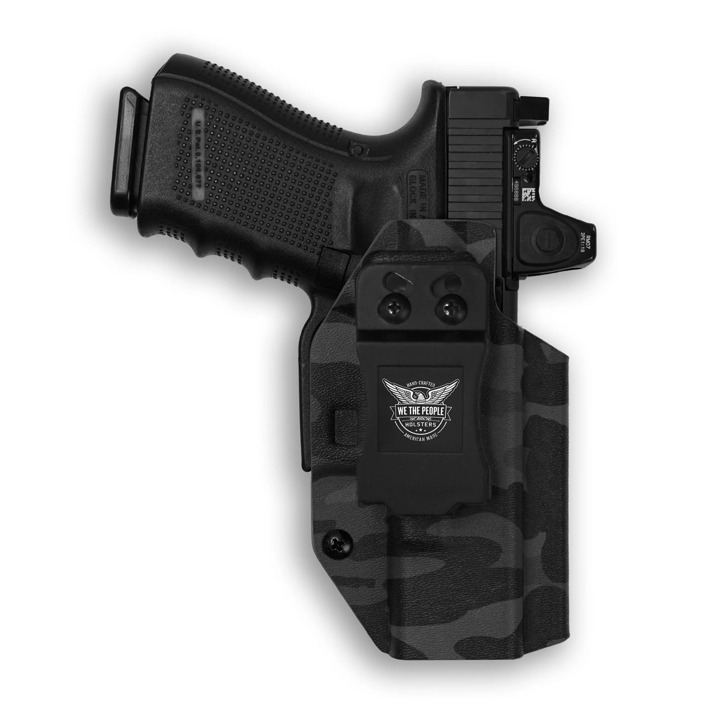 Smith & Wesson M&P / M2.0 4"/4.25" Compact 9/40 Manual Safety with Olight Baldr S Light Red Dot Optic Cut IWB Holster