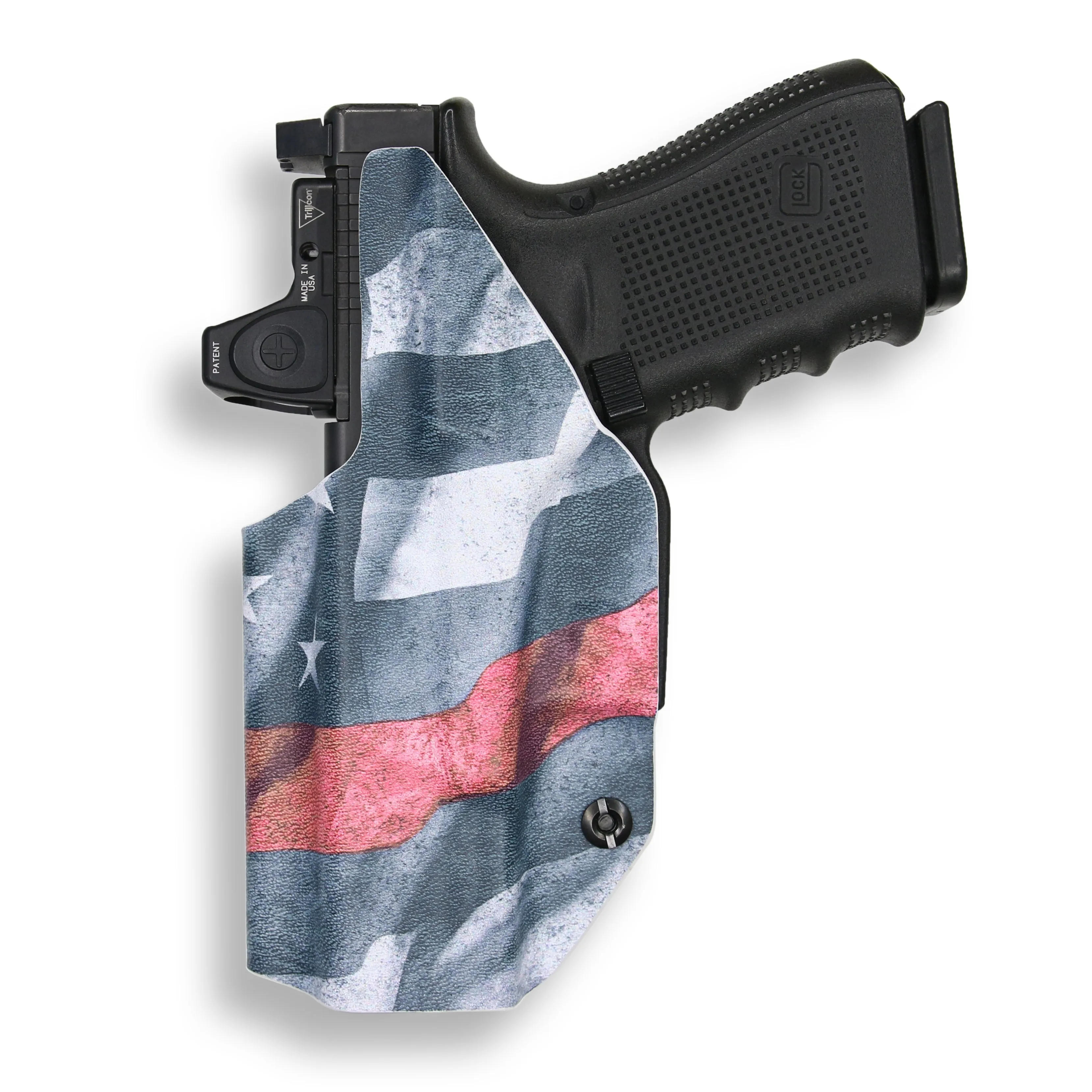 Smith & Wesson M&P / M2.0 4"/4.25" Compact 9/40 Manual Safety with Olight Baldr S Light Red Dot Optic Cut IWB Holster