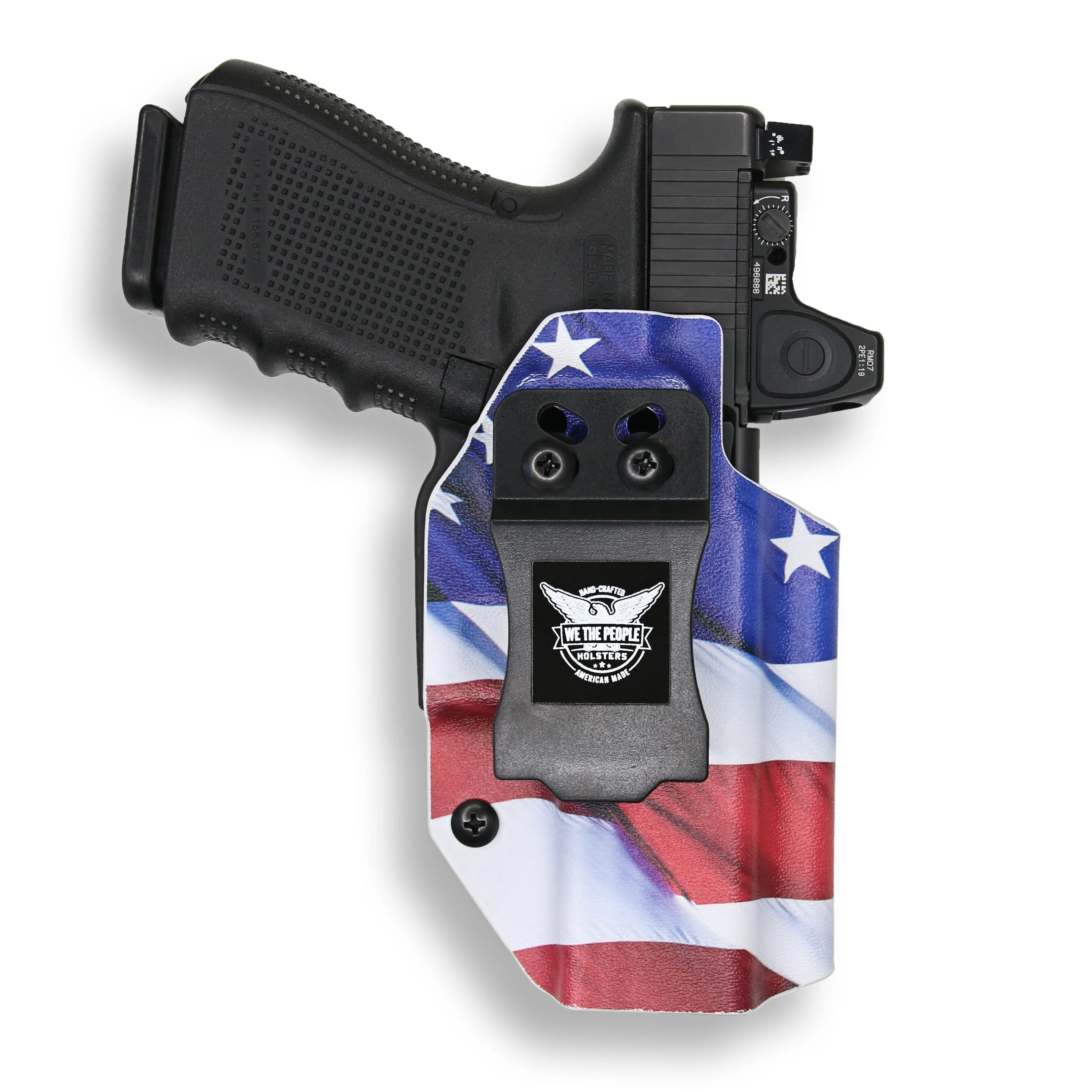 Smith & Wesson M&P / M2.0 4"/4.25" Compact 9/40 Manual Safety with Olight Baldr S Light Red Dot Optic Cut IWB Holster