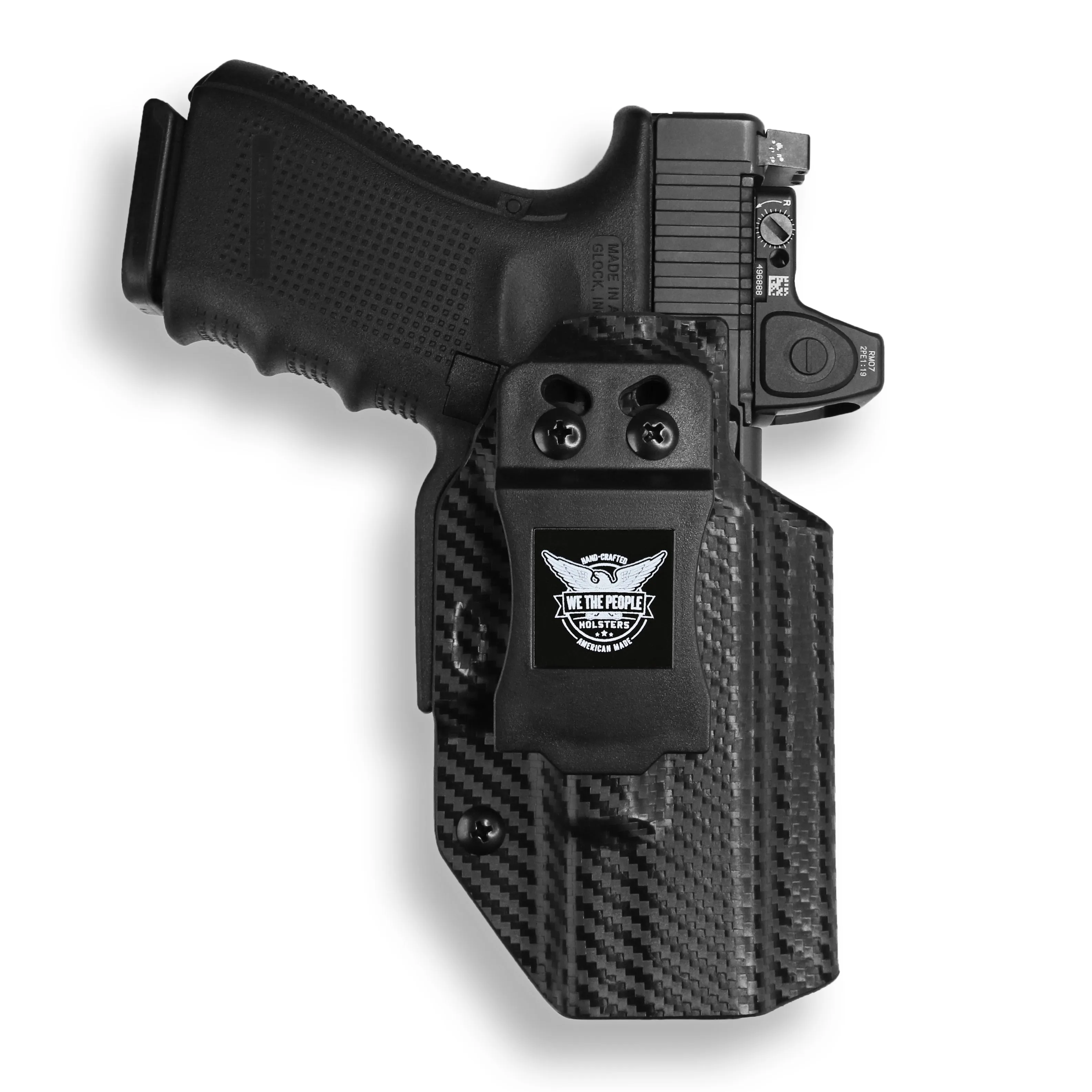 Smith & Wesson M&P / M2.0 4"/4.25" Compact 9/40 Manual Safety with Olight Baldr S Light Red Dot Optic Cut IWB Holster