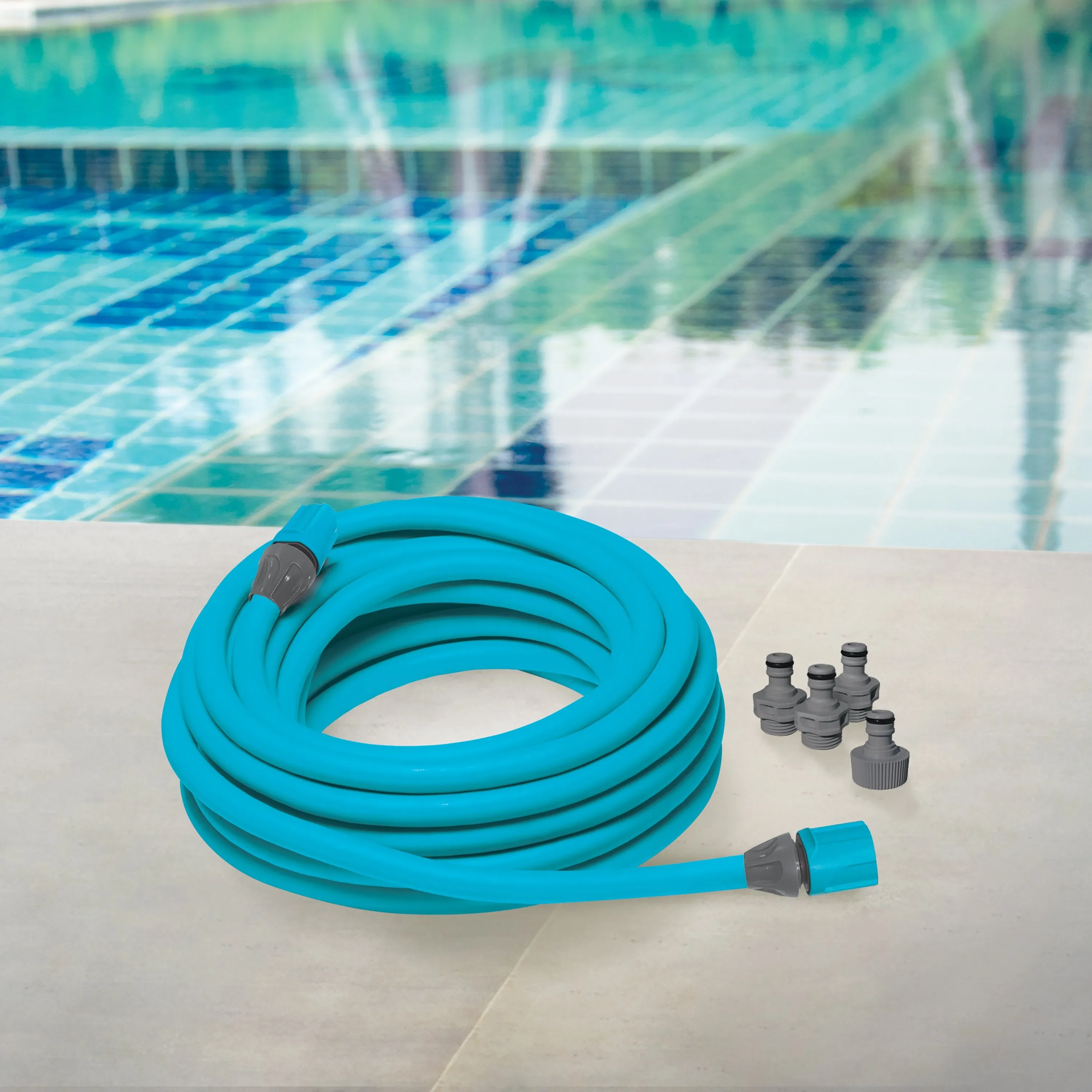 Sun Joe AJEXH50-SJB Expandable Lightweight Kink-Free Hose | 50-Foot | Quick Connectors