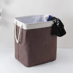 Urbane Home Laundry Basket For Clothes|Foldable Laundry Hamper|Basket For Toys, Dirty clothes, Storage "45 LTR" (Brown)